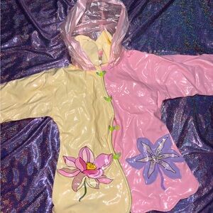 Kidorable Lotus Flower Rain Jacket